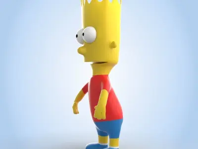 Bart Simpson 3D model