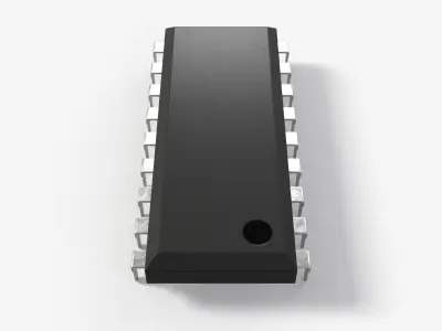 Classic Chip with 2K PBR Textures 3D model