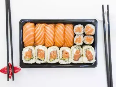 Realistic Sushi Platter 3D model