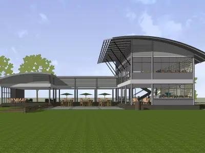Cafe 2022-2003 3D model