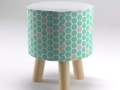 SCANDINAVIAN STOOL Free 3D model