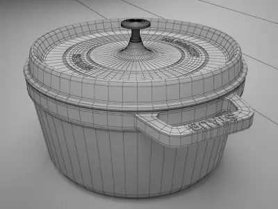 Staub La Cocotte - cooking pot 3D model
