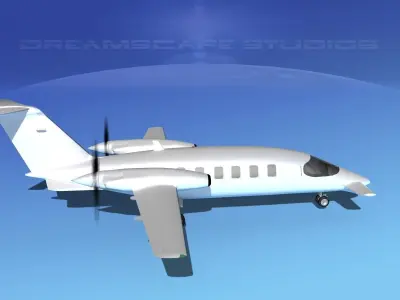 Piaggio Avanti P180 V01 3D model