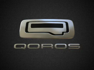 qoros logo 3D model