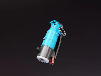 Thomas the Trinity of Explosions Low-poly 3D model