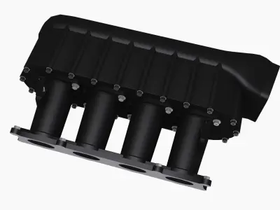 Kinsler H-Plenum intake manifold Low-poly 3D model