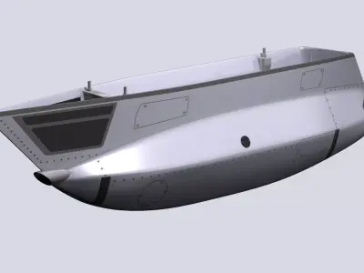 Gun Pod for F-35 3D model