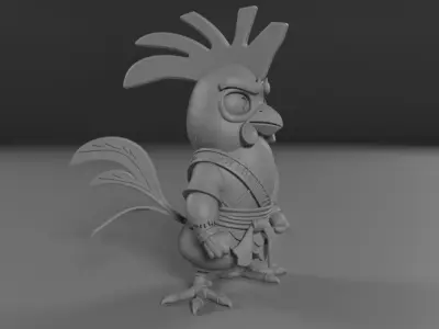 Kyodai Rooster 3D print model