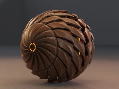 Sphere Robot - SBot-02 Low-poly 3D model