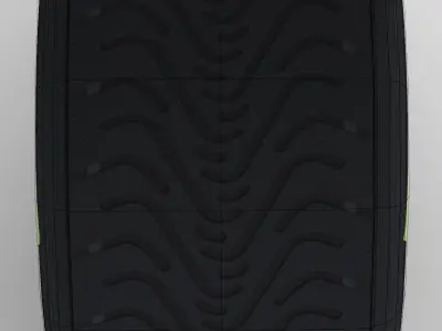 W06 Intermediate front tyre Low-poly 3D model