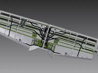 P-51 B-D  details models 1-72 Wheel bay 3D print model