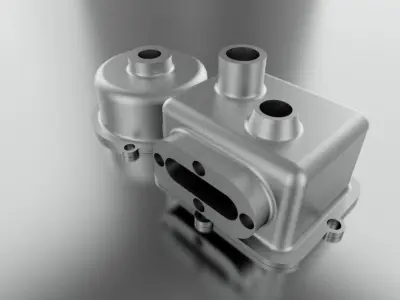 Gearbox cover Free 3D model