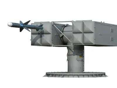 RIM-7 Sea Sparrow 3D model