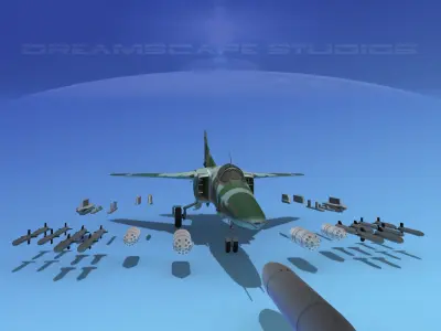 MIG-27 Flogger Poland 3D model