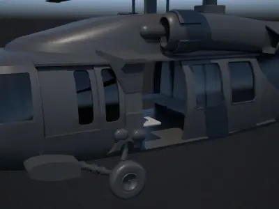 UH-60 Black Hawk 3D model
