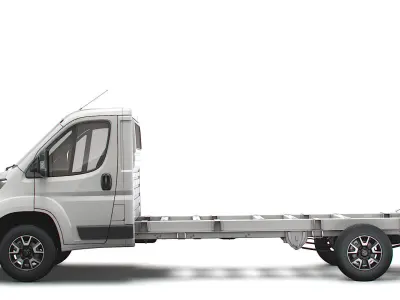 Opel Movano Chassis Truck Single Cab 4300WB 2022 3D model