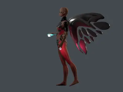 Sci-Fi Angel Free 3D model