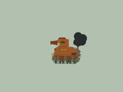 Toony tank 3D model