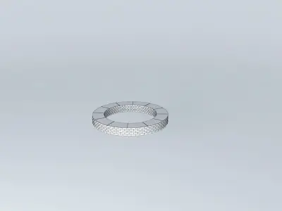 Segmented Gear Carcasse Free 3D model