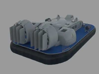 Hovercraft Griffon 12000TD 3D model