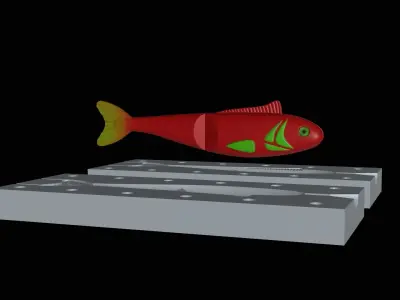 AM BAIT FISH 13CM BREAKING FORM FOR PREDATOR FISHING Free 3D print model