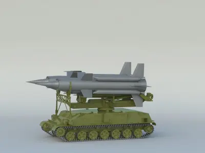 2K11 Krug SA-4 Ganef 3D model