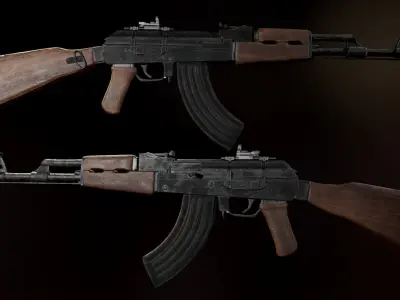ak 47 model  3D model