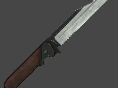 ACB-90 Advanced Combat Blade 90 Low-poly 3D model