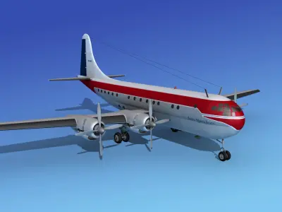 Boeing 377 Aero Spacelines 3D model