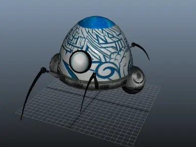 Spider Robot Crawlebot 3D model