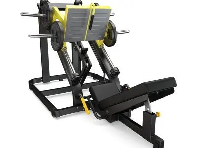 Technogym - Plate Loaded - Liner Leg Press 3D model