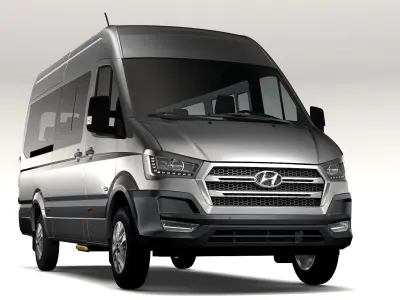Hyundai H350 Minibus 2017 3D model