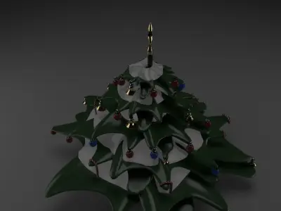 Christmas Tree 3D Free 3D model