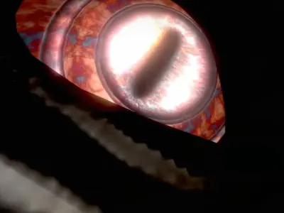 Alien Animal - Blender Game Engine Free low-poly 3D model