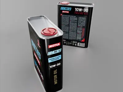 Motul - Nineties Oil Can 3D model