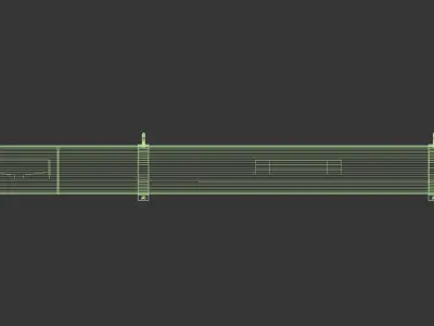 HVAR - High Velocity Aircraft Rocket 3D model