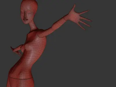 Mannequin 608 coll60 3D model