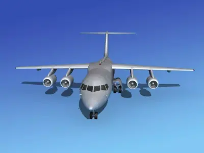 Bae 146 Bare Metal 3D model