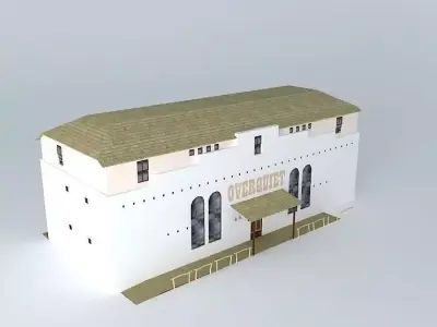 Western Saloon Overquiet Free 3D model