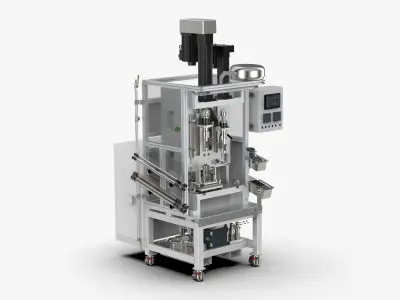 Automatic Worm Pressing Machine 3D model