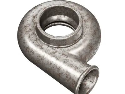 Rusty Compressor Housing 3D model