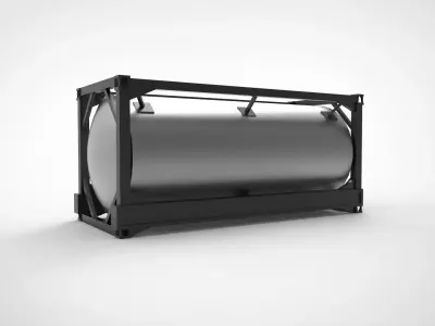 Tank Container Ship 3D print model