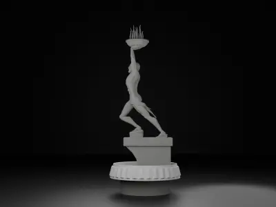 Pemuda Membangun Monument 3D model