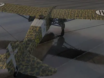 Caproni Ca-133 bis 3D model