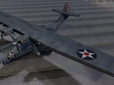 Consolidated PBY-5 Catalina 3D model