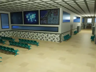 Military Bunker Low-poly 3D model