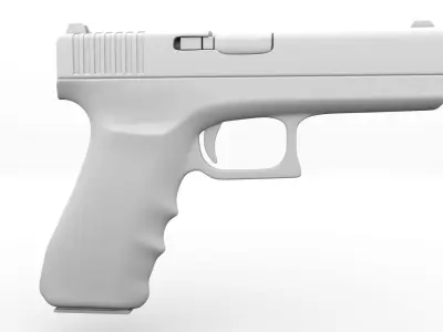 Sci-Fi Glock Low-poly 3D model
