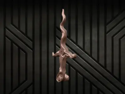 Fantasy dagger Free 3D model