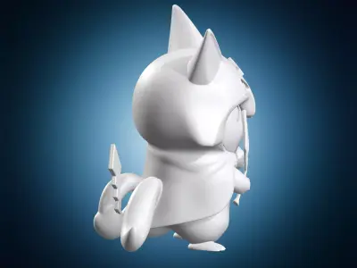 Pikachu Alakazam Cosplay Figurine 3D print model