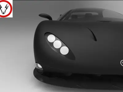 ASPEN futuristic sports car Free 3D model